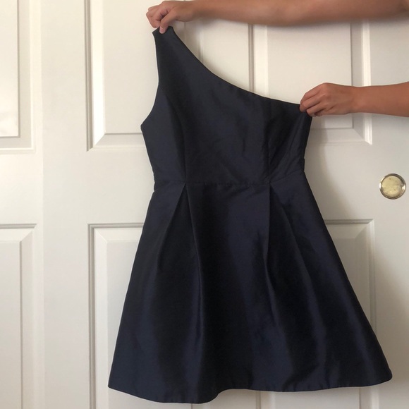 Lulus Dresses & Skirts - LuLu’s Navy One Shoulder Dress